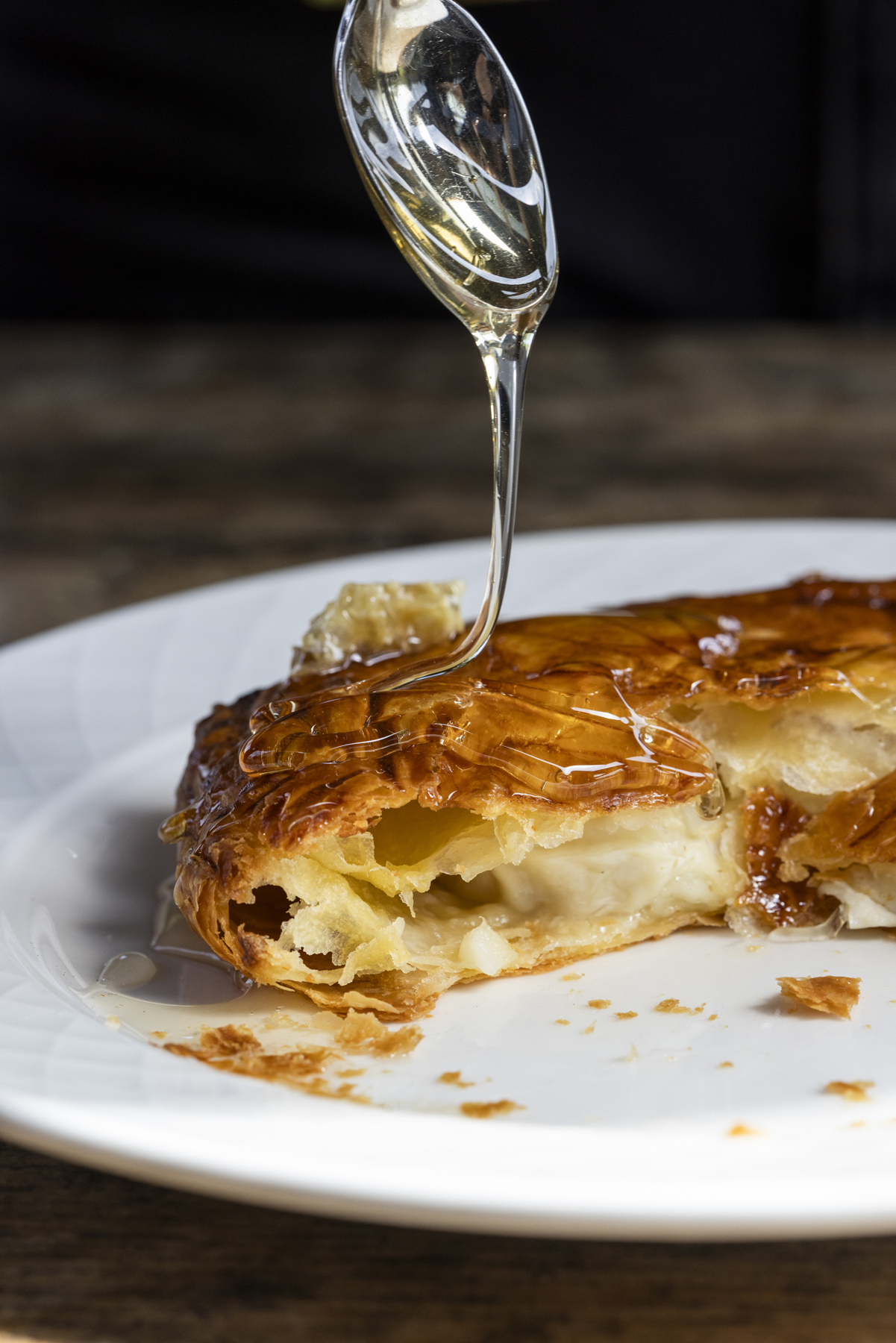 Goat's Cheese Purses with Spring Honey